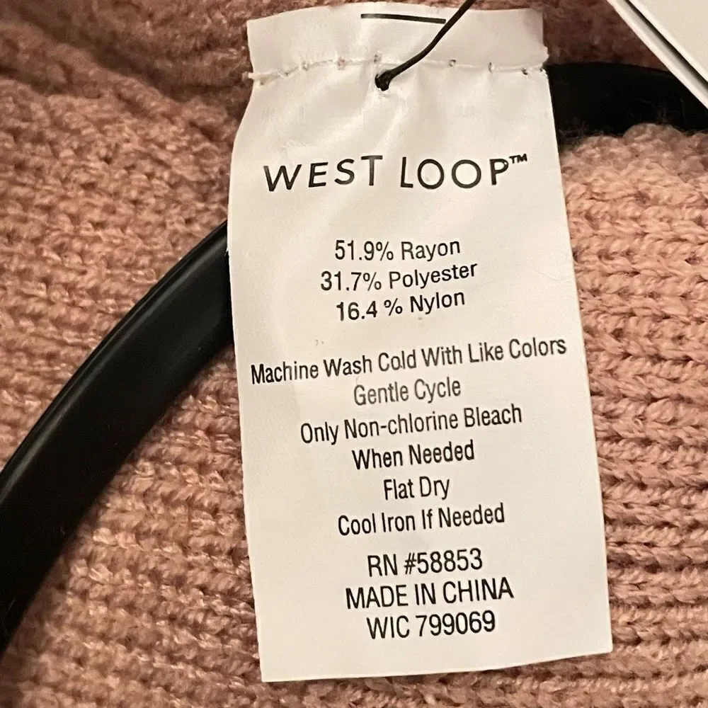 NWT Gorgeous West Loop Beige / Tan Men’s Knit Scarf New
